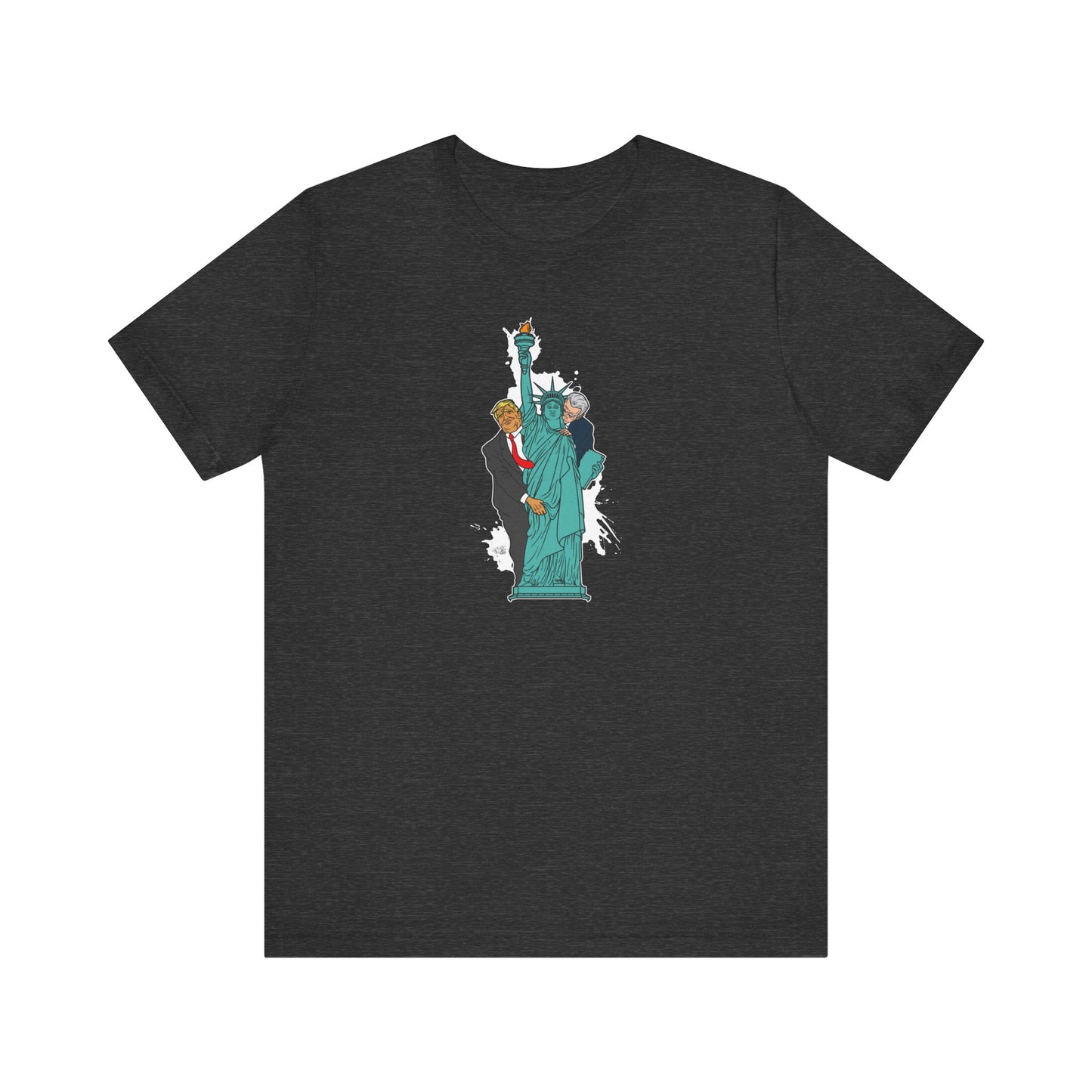 Trump Biden Statue Of Liberty - Menage a Tois - Men's T-Shirt