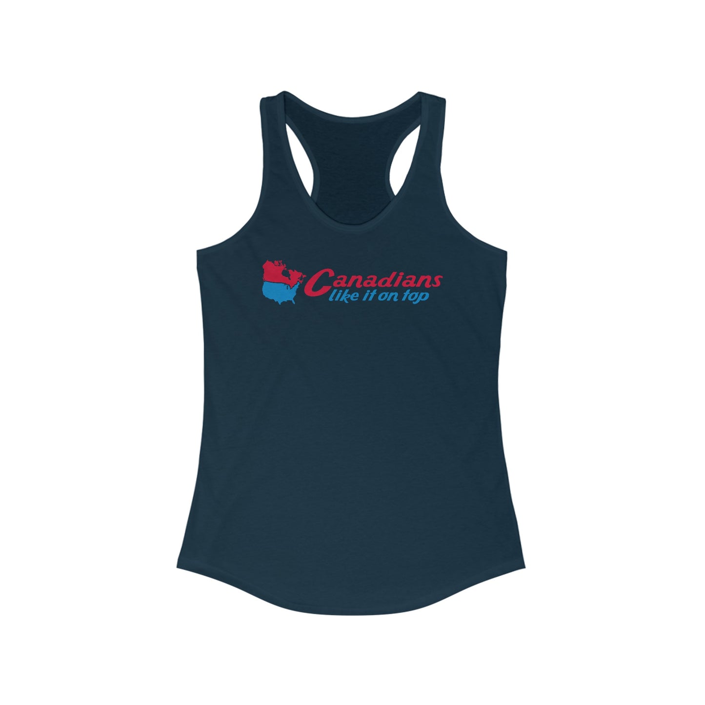 Canadians Like It On Top - Women’s Racerback Tank