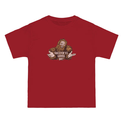 Squatch'ya Gonna Do? - Men's Heavyweight T-Shirt