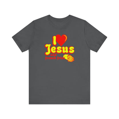 I Heart Jesus (And French Fries) - Men's T-Shirt