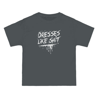 Dresses Like Shit - Men's Heavyweight T-Shirt