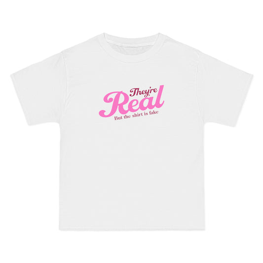 They're Real But The Shirt Is Fake - Men's Heavyweight T-Shirt