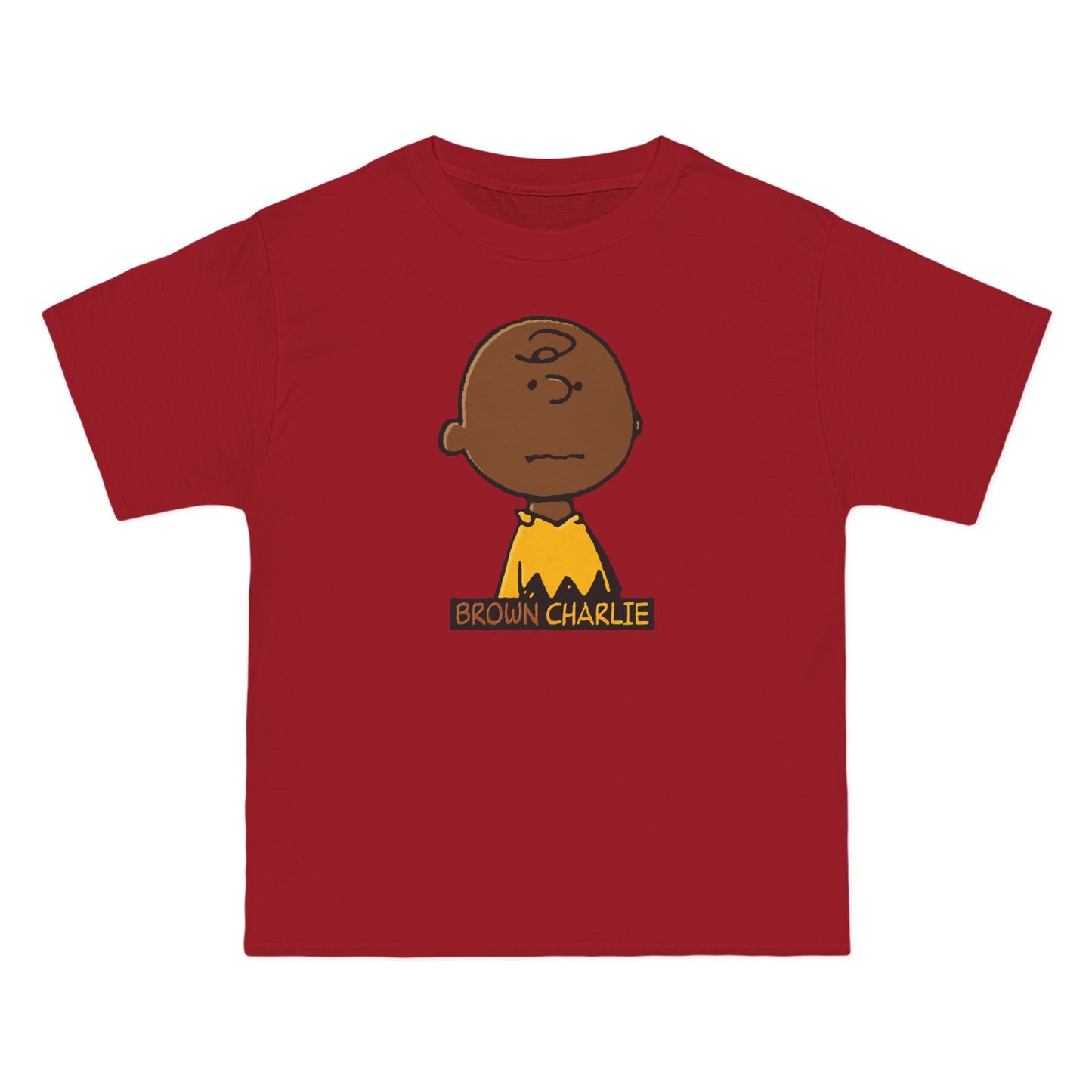 Brown Charlie - Men's Heavyweight T-Shirt