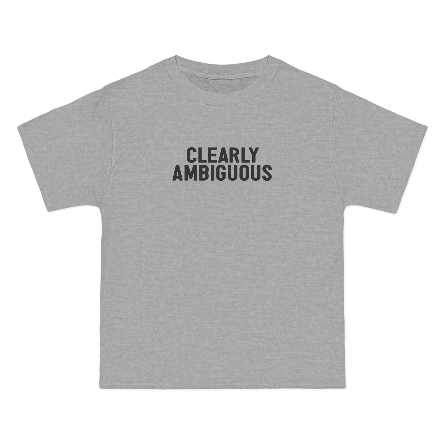 Clearly Ambiguous - Men's Heavyweight T-Shirt