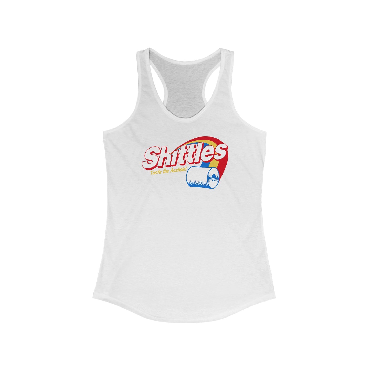 Shittles - Taste The Asshole - Women's Racerback Tank