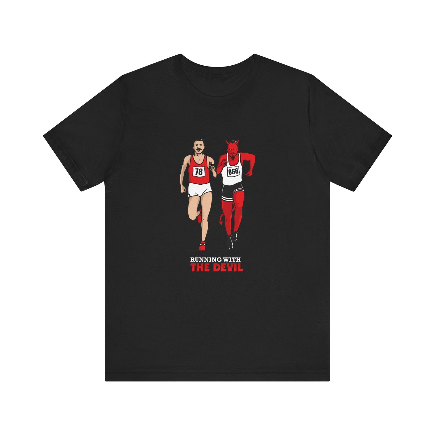 Running With The Devil - Men's T-Shirt