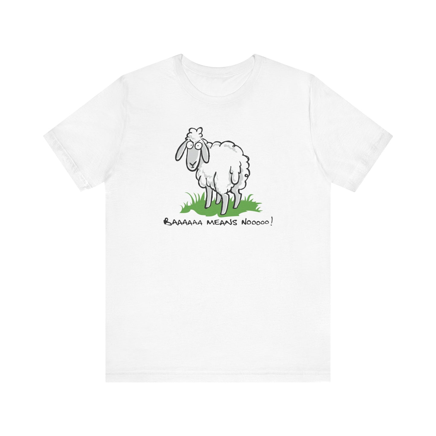 Baaaaaa Means Nooooo - Men's T-Shirt