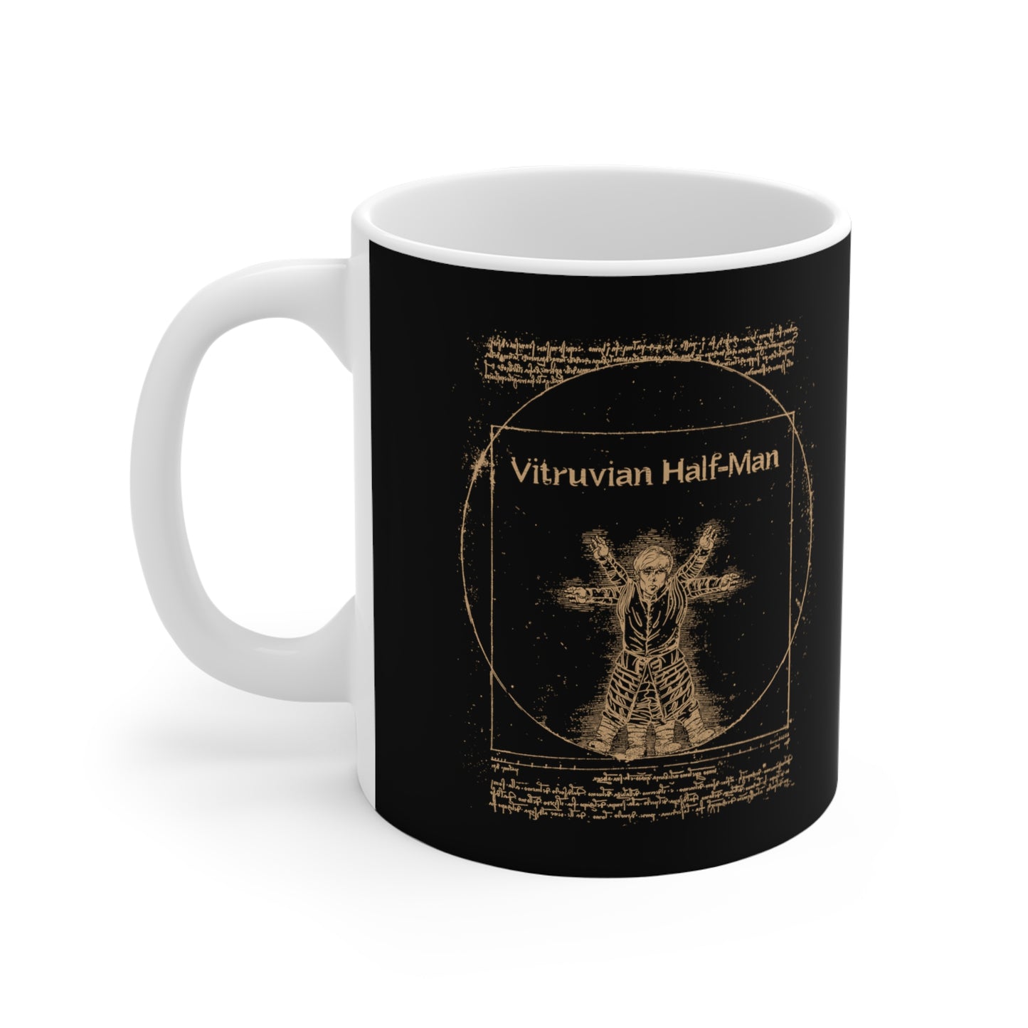 Vitruvian Half-man - Mug