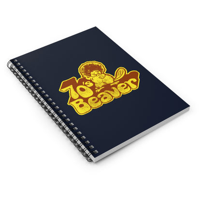 70's Beaver - Spiral Notebook