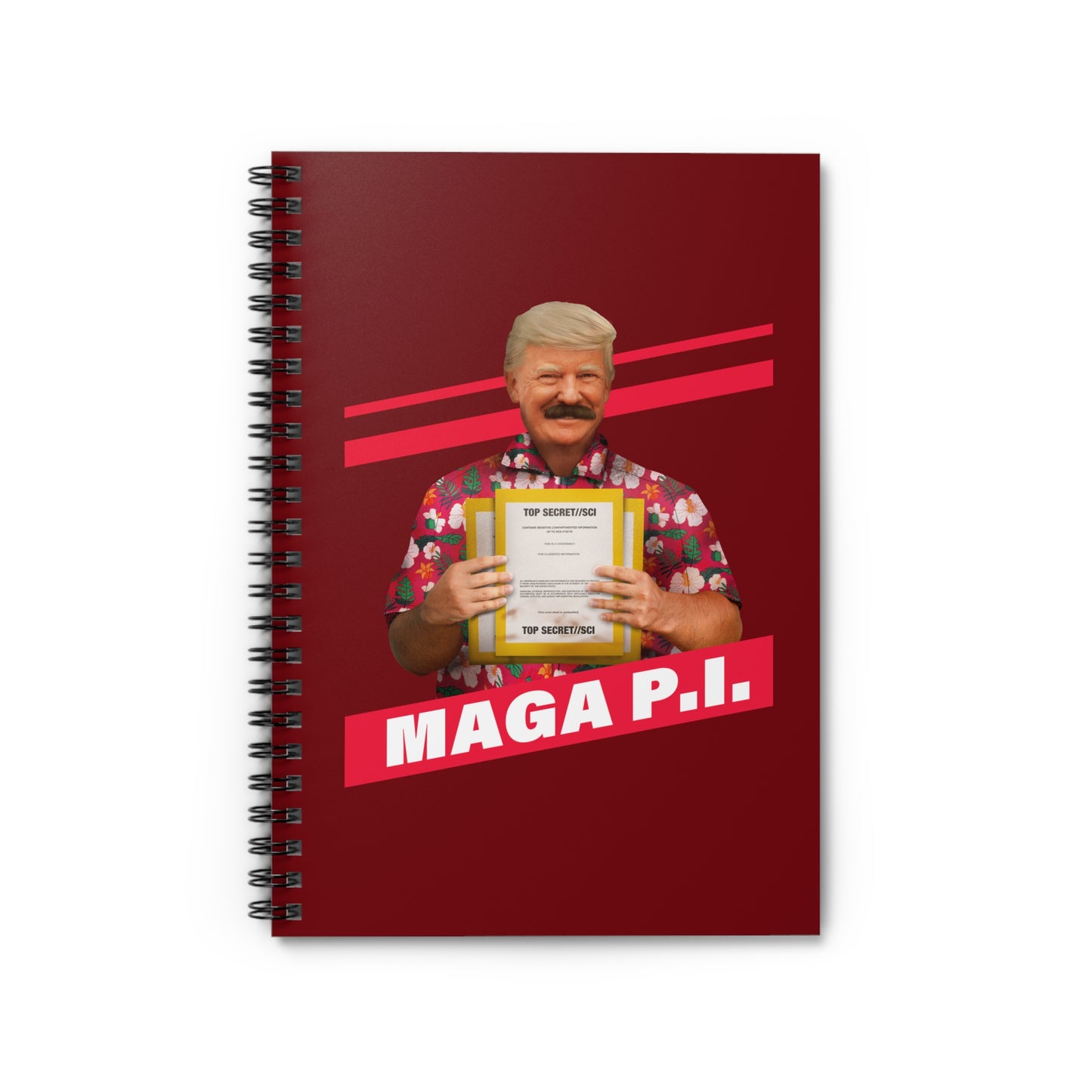 Maga P.I. (Donald Trump) - Spiral Notebook