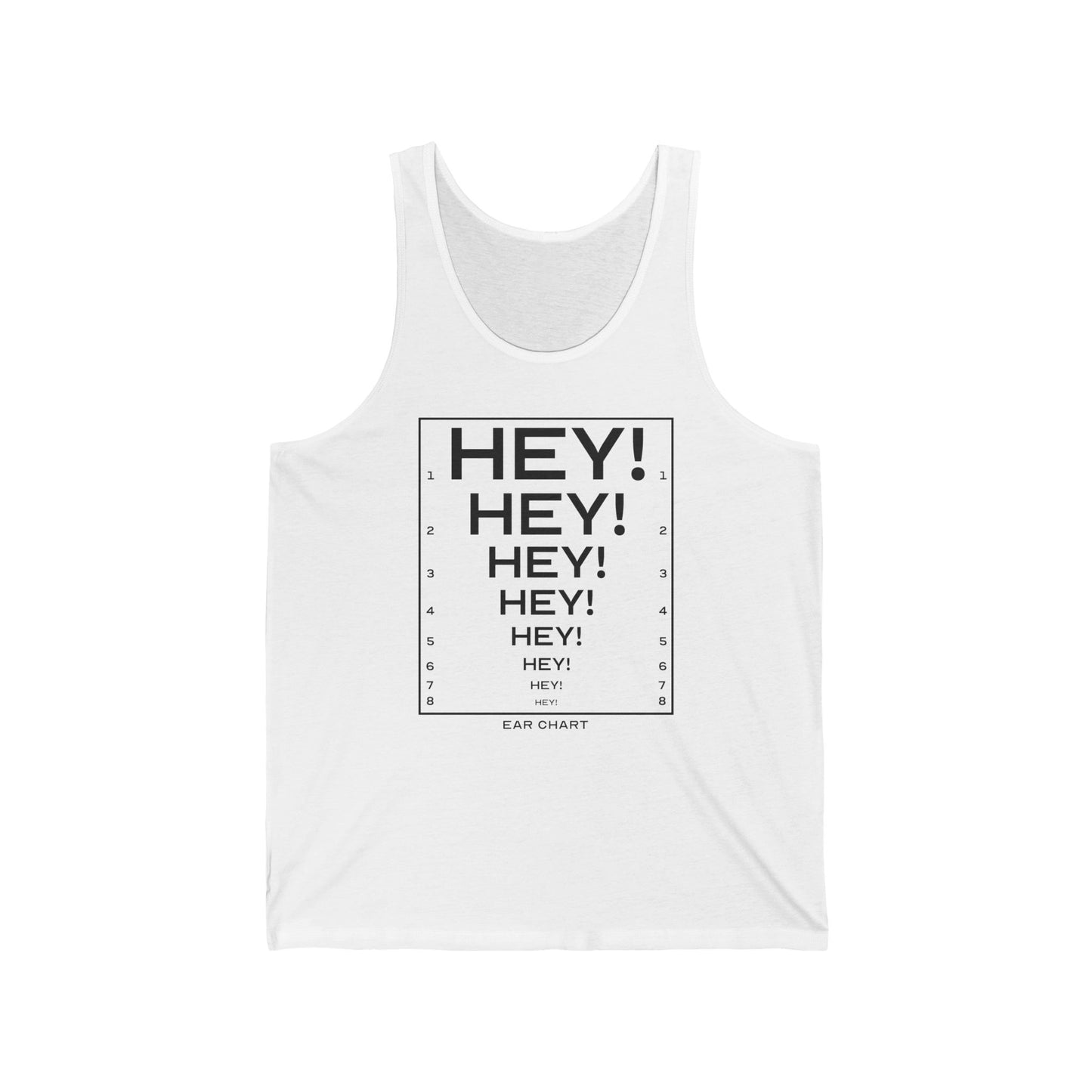 Ear Chart - Unisex Tank