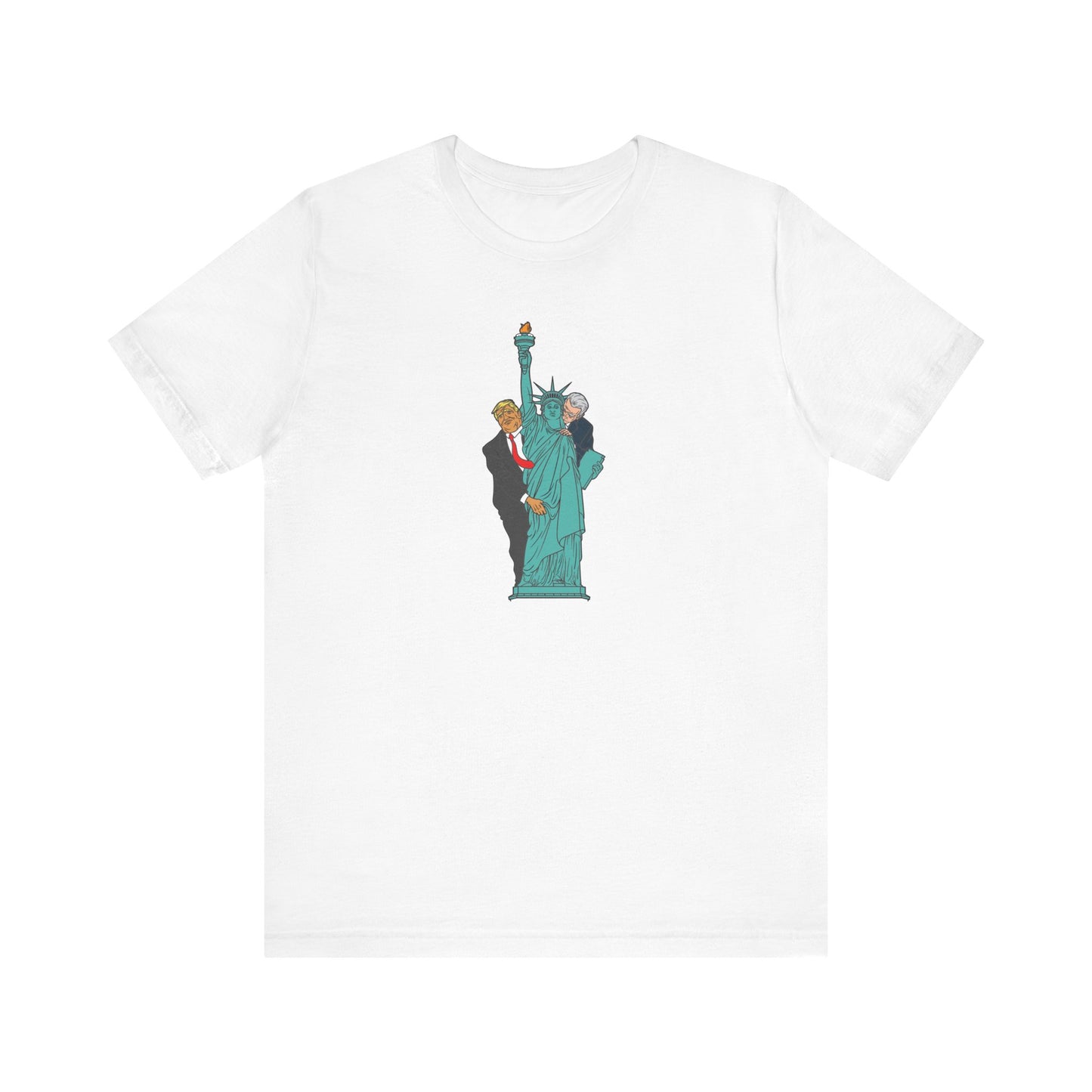 Trump Biden Statue Of Liberty - Menage a Tois - Men's T-Shirt