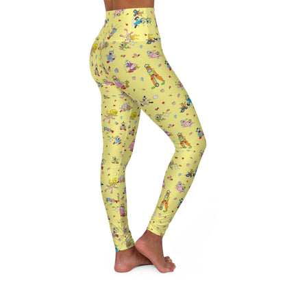 Clown Orgy - High Waisted Yoga Leggings