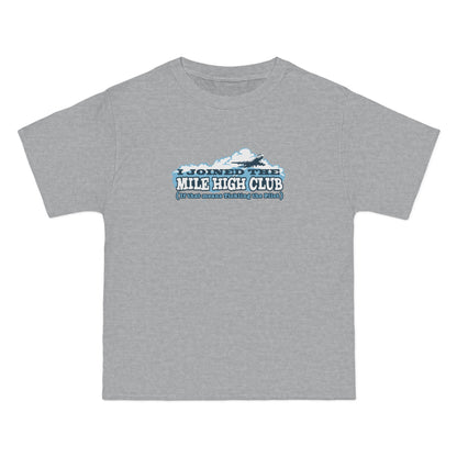 I Joined The Mile High Club (If That Means Tickling The Pilot) - Men's Heavyweight T-Shirt