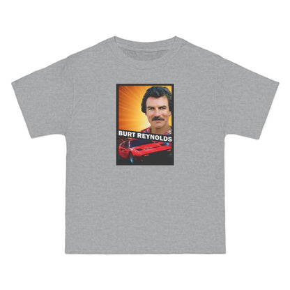 Burt Reynolds (Tom Selleck) - Men's Heavyweight T-Shirt