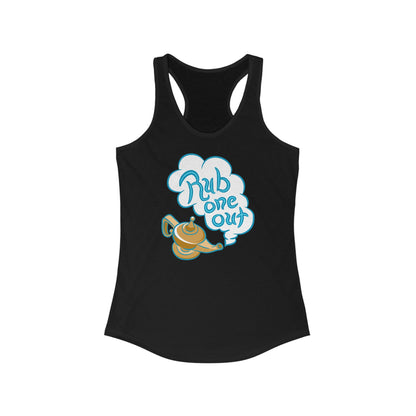 Rub One Out - Women's Racerback Tank