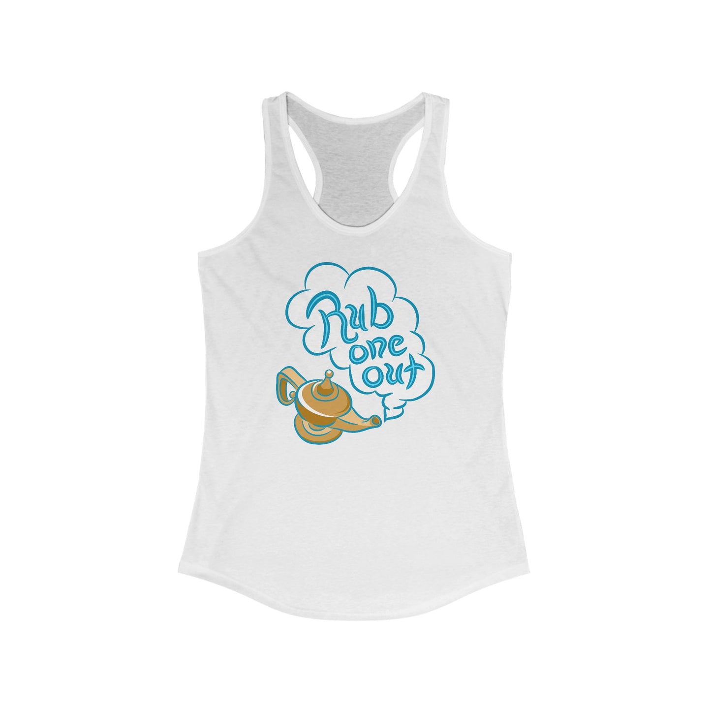 Rub One Out - Women's Racerback Tank