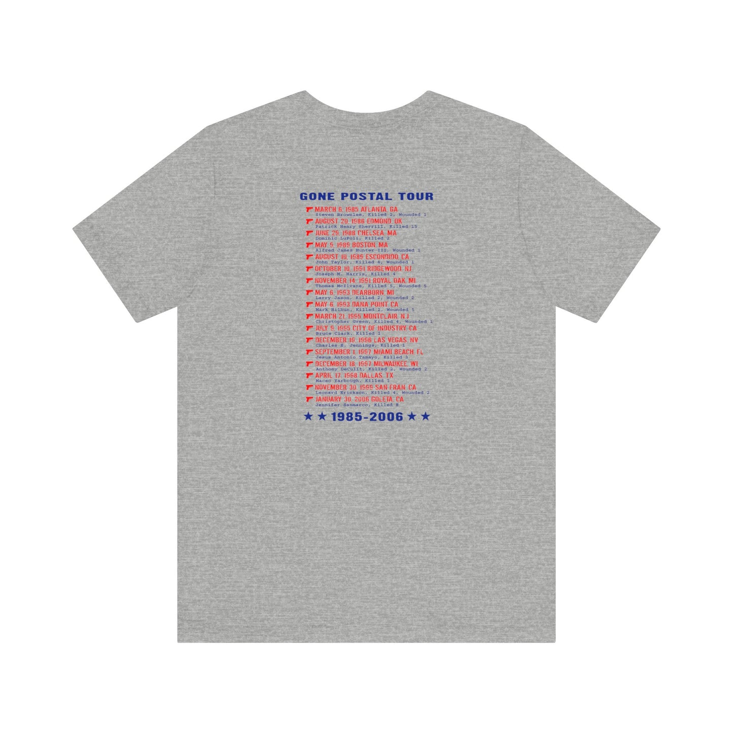 Gone Postal Tour - Men's T-Shirt