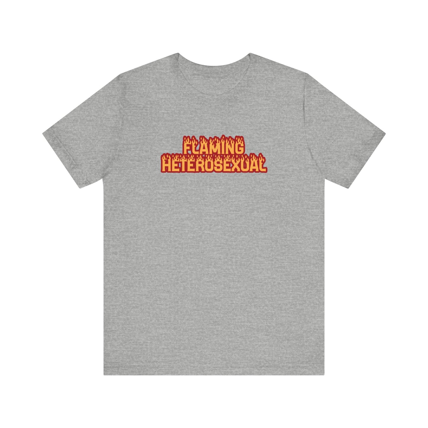 Flaming Heterosexual - Men's T-Shirt