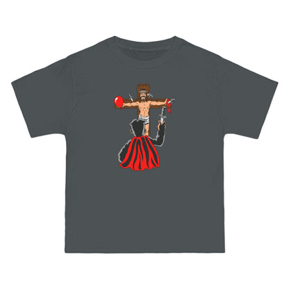 Jesus/Magician/Knives - Men's Heavyweight T-Shirt