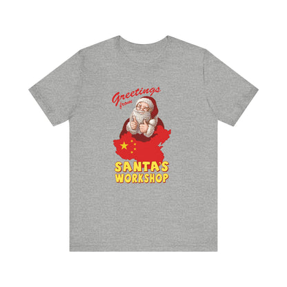 Greetings From Santa's Workshop (China) - Men's T-Shirt