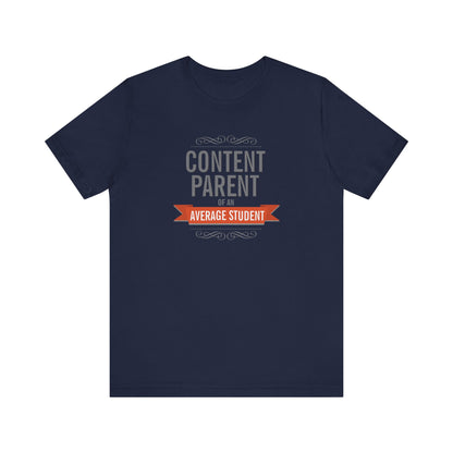 Content Parents Of An Average Student - Men's T-Shirt