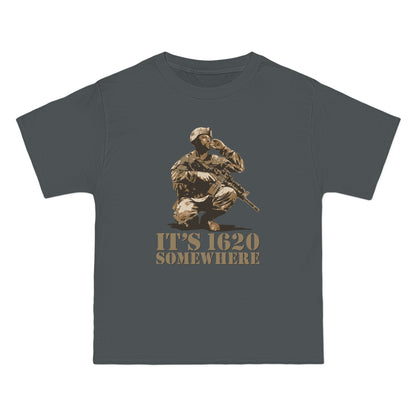 It's 1620 Somewhere - Men's Heavyweight T-Shirt