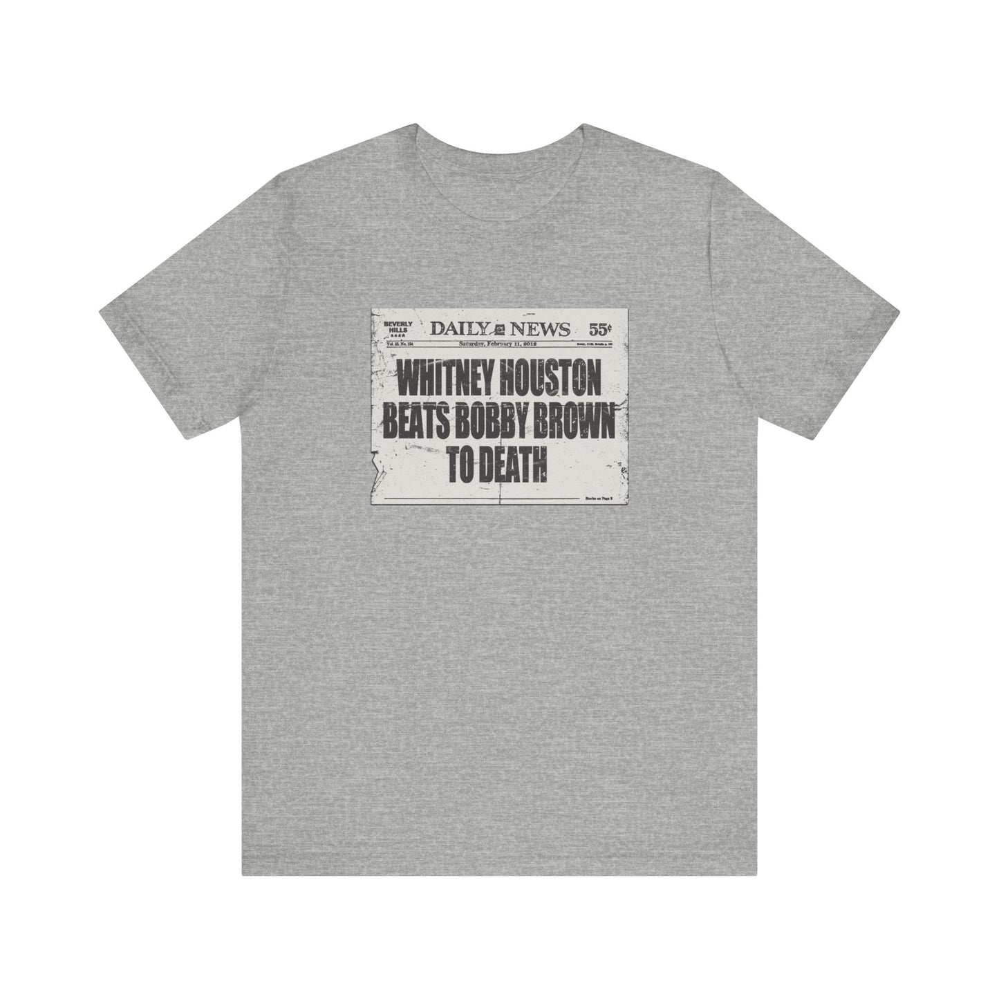 Whitney Houston Beats Bobby Brown To Death - Men's T-Shirt