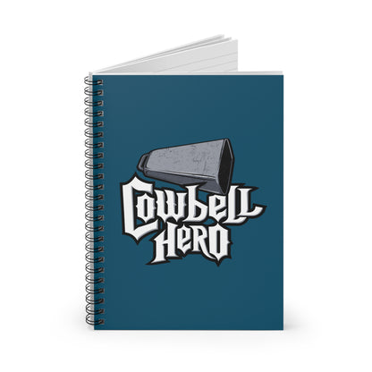 Cowbell Hero - Spiral Notebook