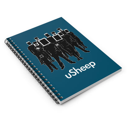 Usheep - Spiral Notebook