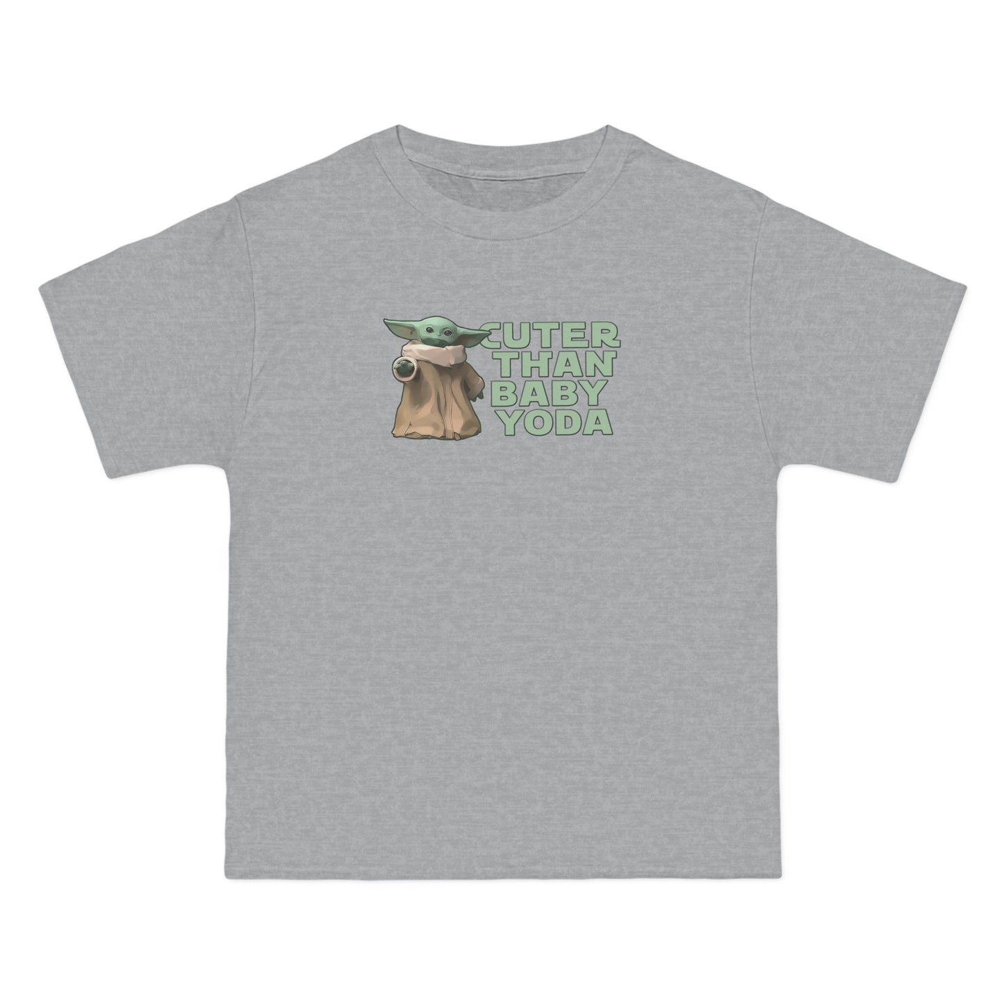 Cuter Than Baby Yoda - Men's Heavyweight T-Shirt