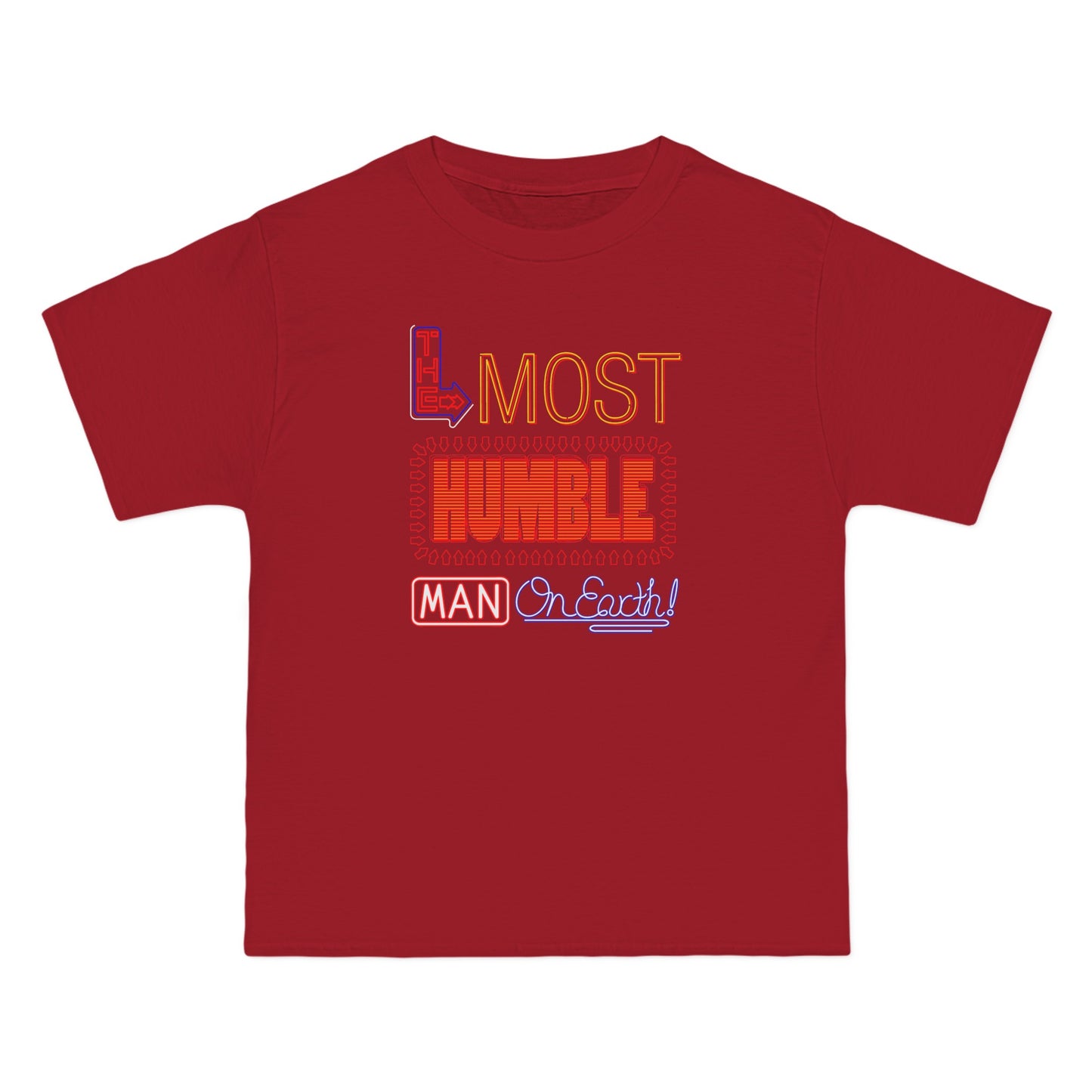 The Most Humble Man On Earth - Men's Heavyweight T-Shirt