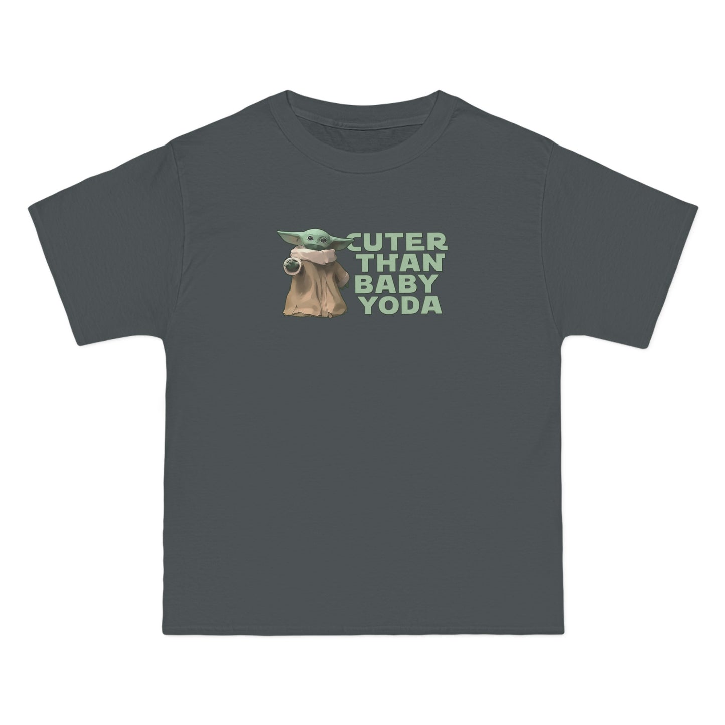 Cuter Than Baby Yoda - Men's Heavyweight T-Shirt