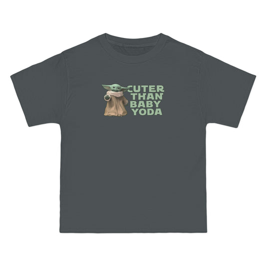 Cuter Than Baby Yoda - Men's Heavyweight T-Shirt