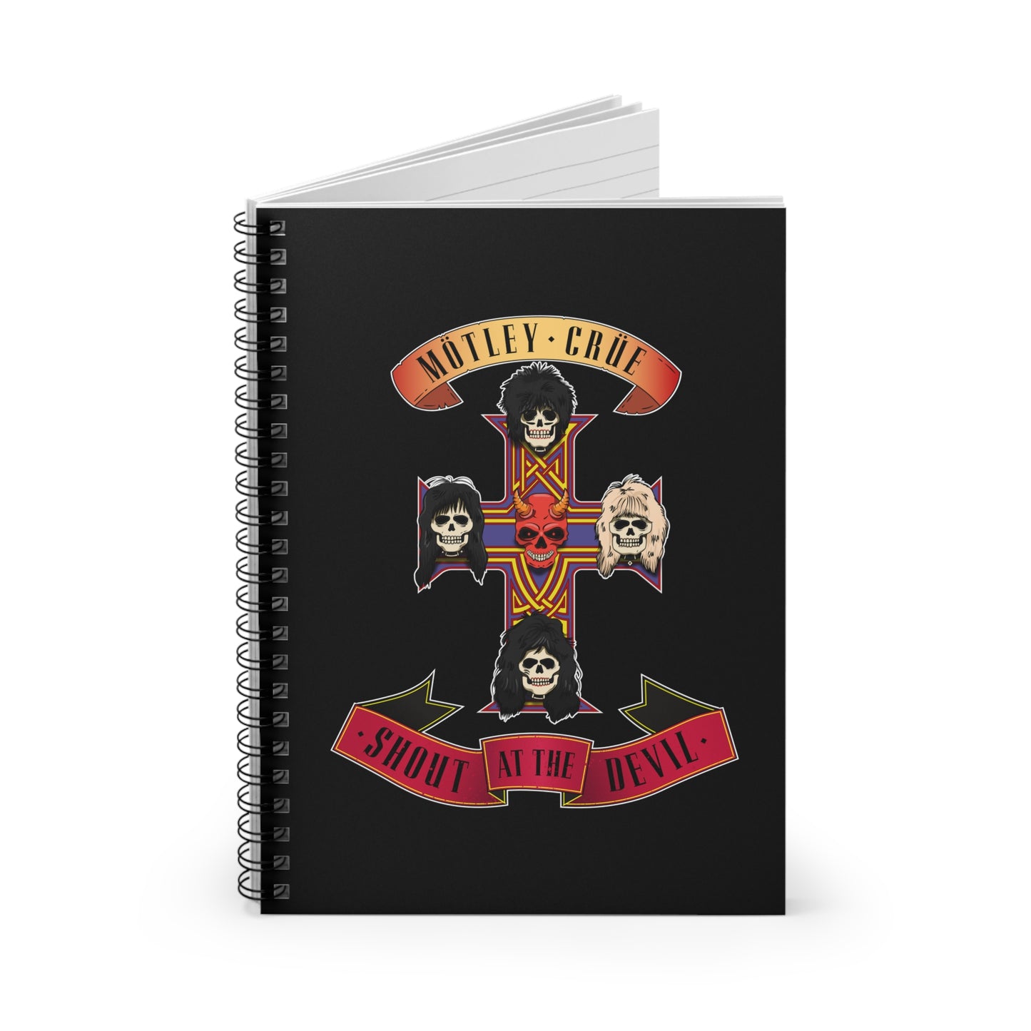 Motley Roses - Appetite For The Devil - Spiral Notebook