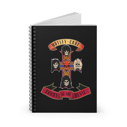 Motley Roses - Appetite For The Devil - Spiral Notebook