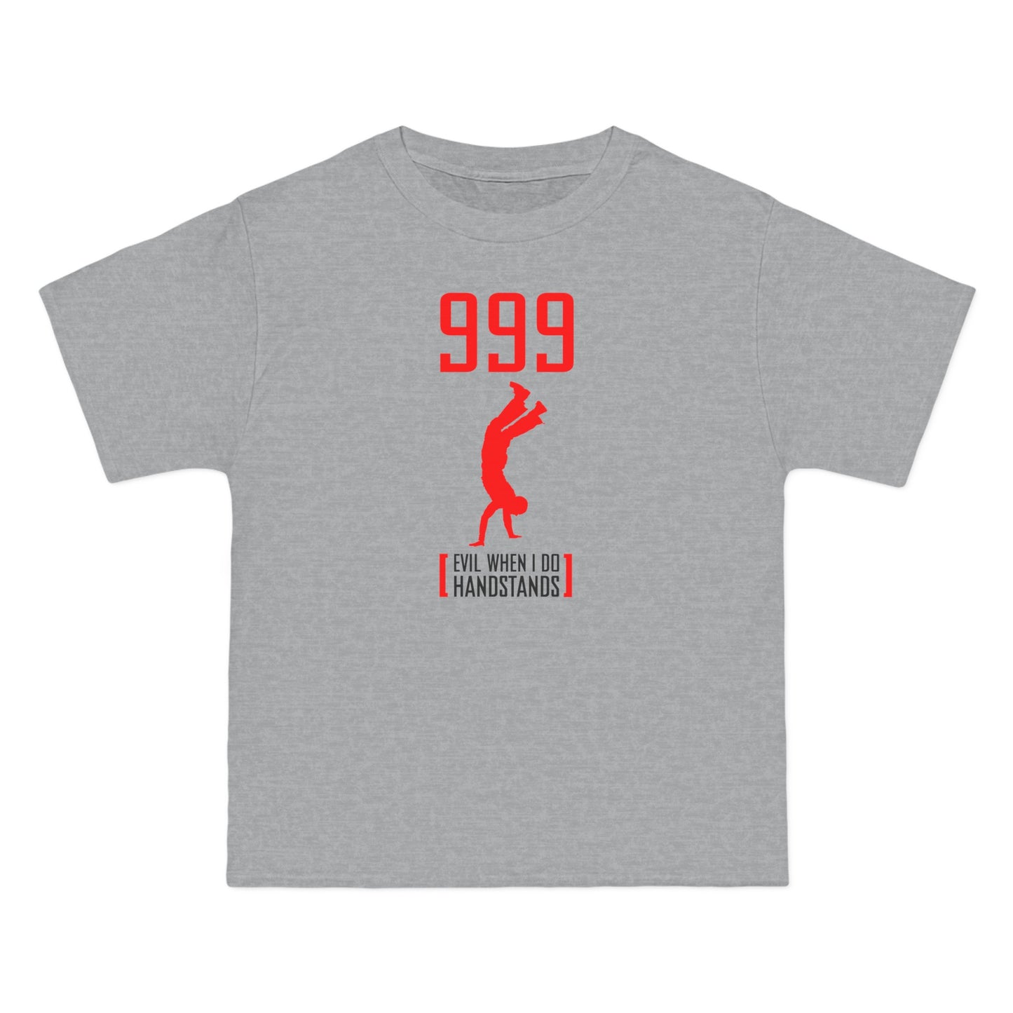 999 - Evil When I Do Handstands - Men's Heavyweight T-Shirt