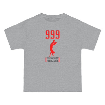 999 - Evil When I Do Handstands - Men's Heavyweight T-Shirt