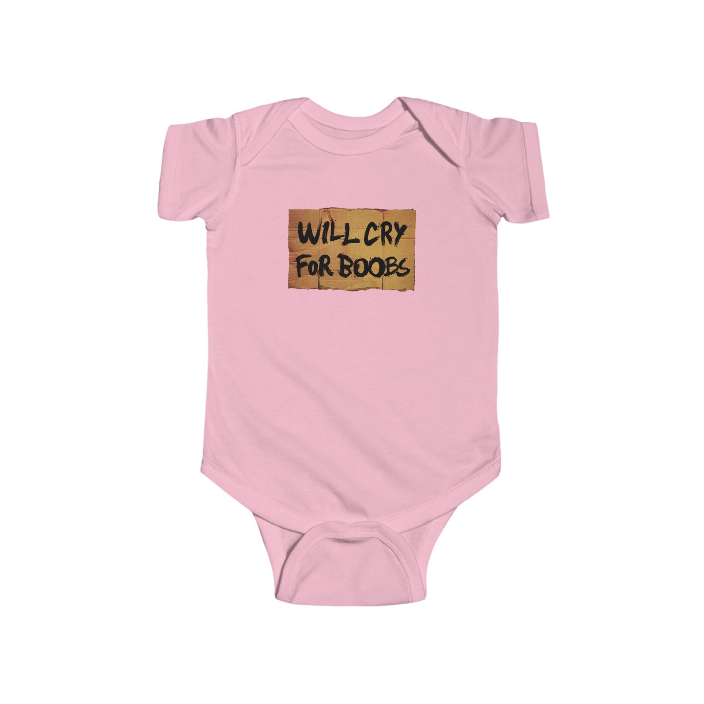 Will Cry For Boobs - Baby Onesie