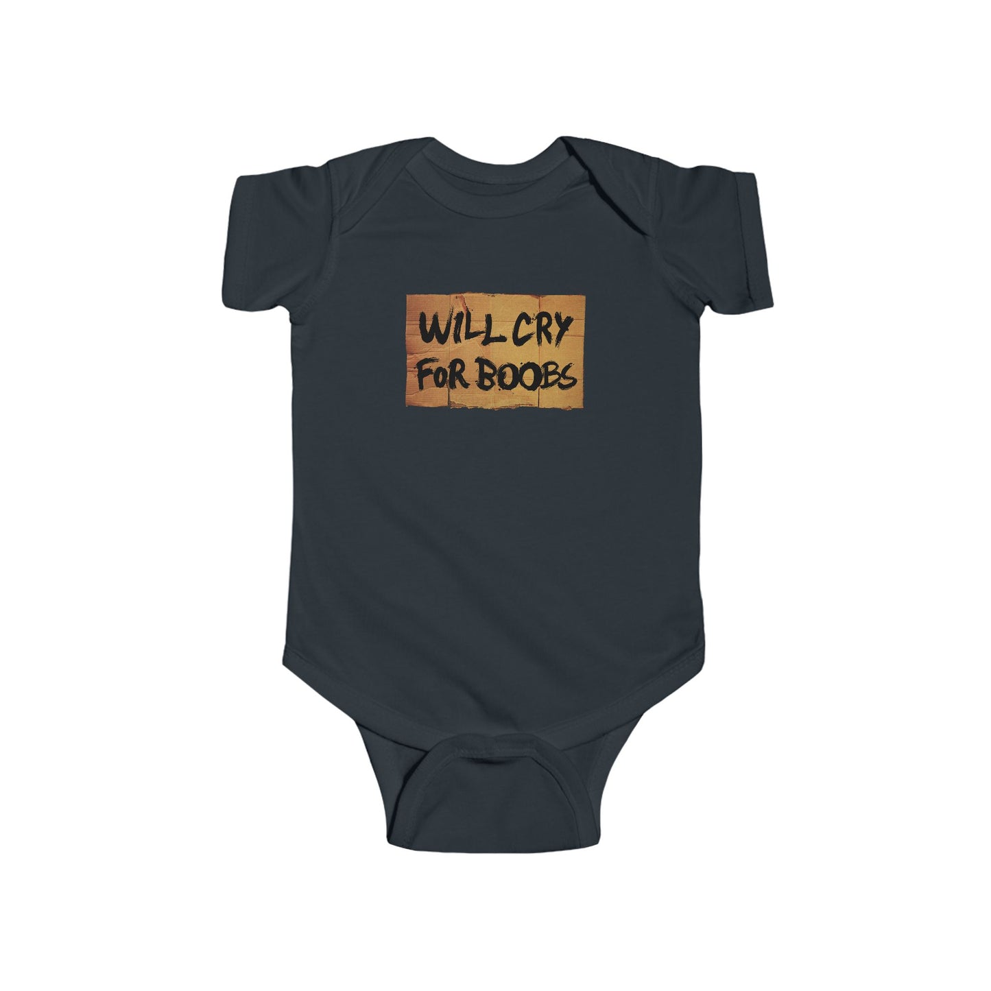 Will Cry For Boobs - Baby Onesie