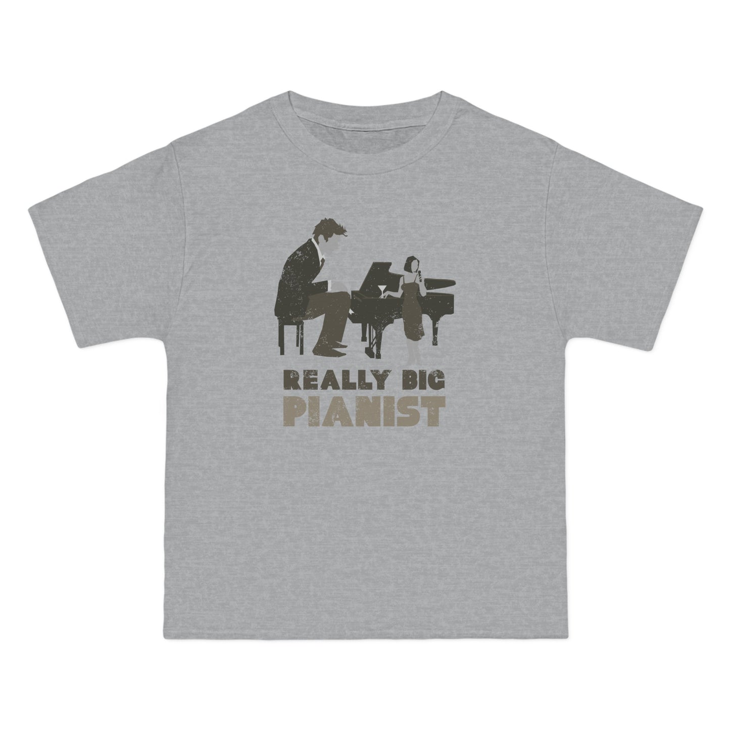 Really Big Pianist - Men's Heavyweight T-Shirt