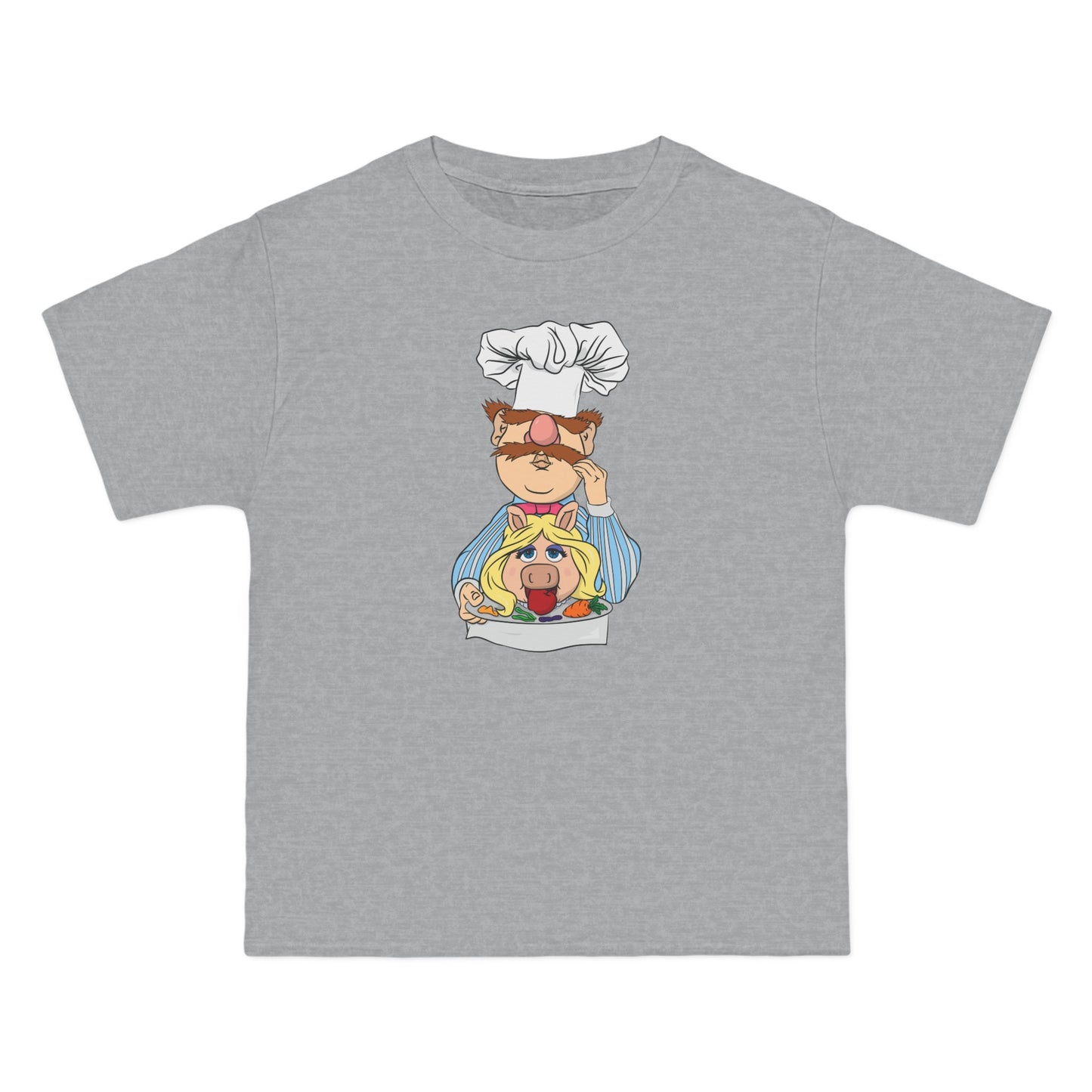 Chef's Special (Swedish Chef Serving Up Miss Piggy On A Platter) - Men's Heavyweight T-Shirt