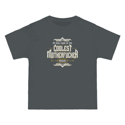 My Kids Think I'm The Coolest Motherfucker Around - Men's Heavyweight T-Shirt