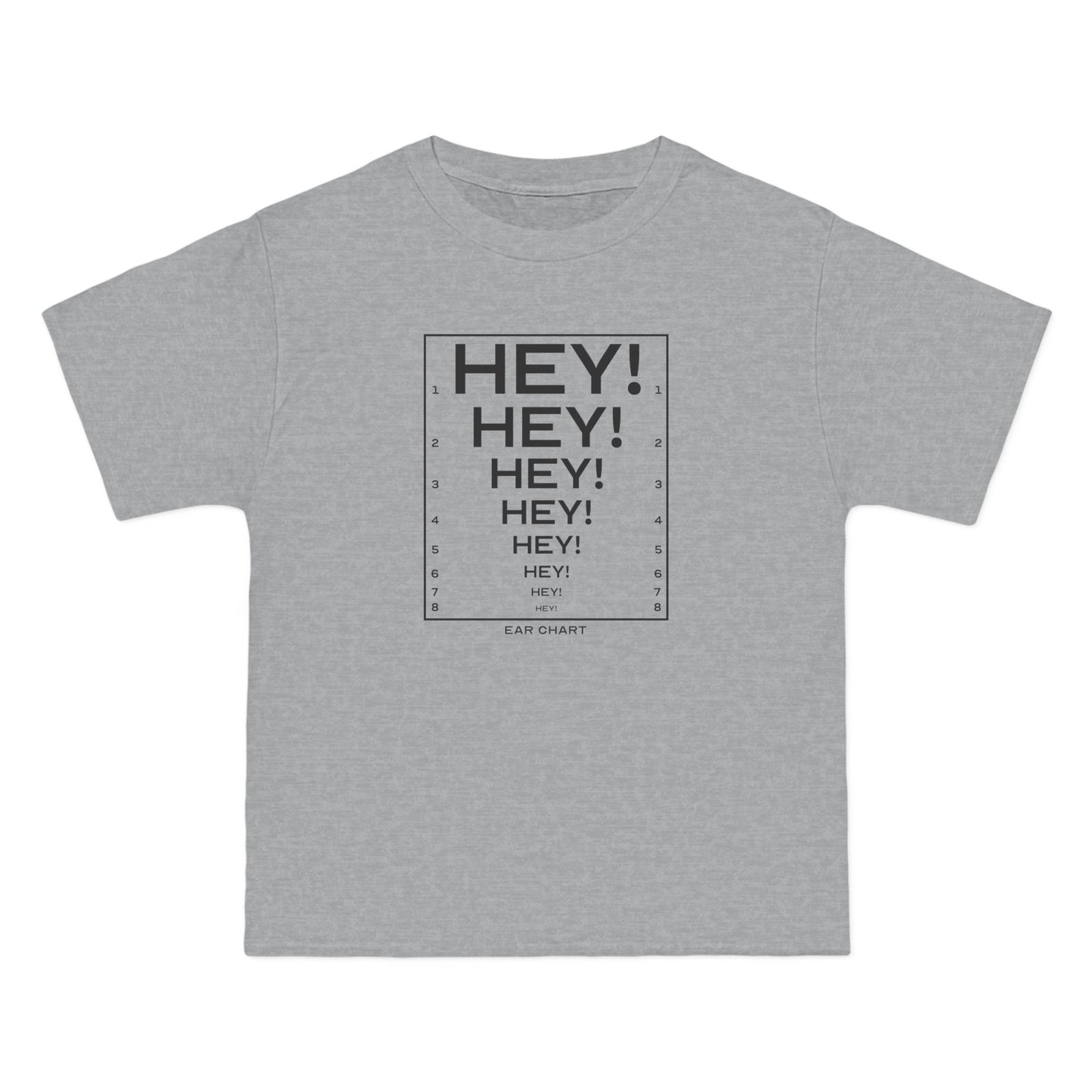 Ear Chart - Men's Heavyweight T-Shirt