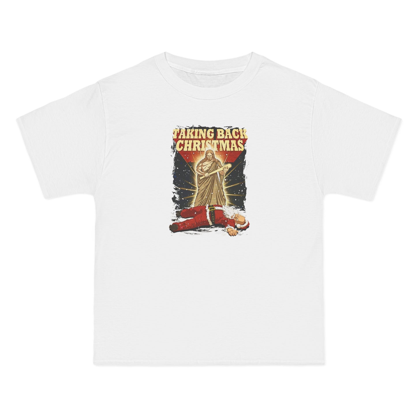 Taking Back Christmas (Jesus Vs. Santa) - Men's Heavyweight T-Shirt