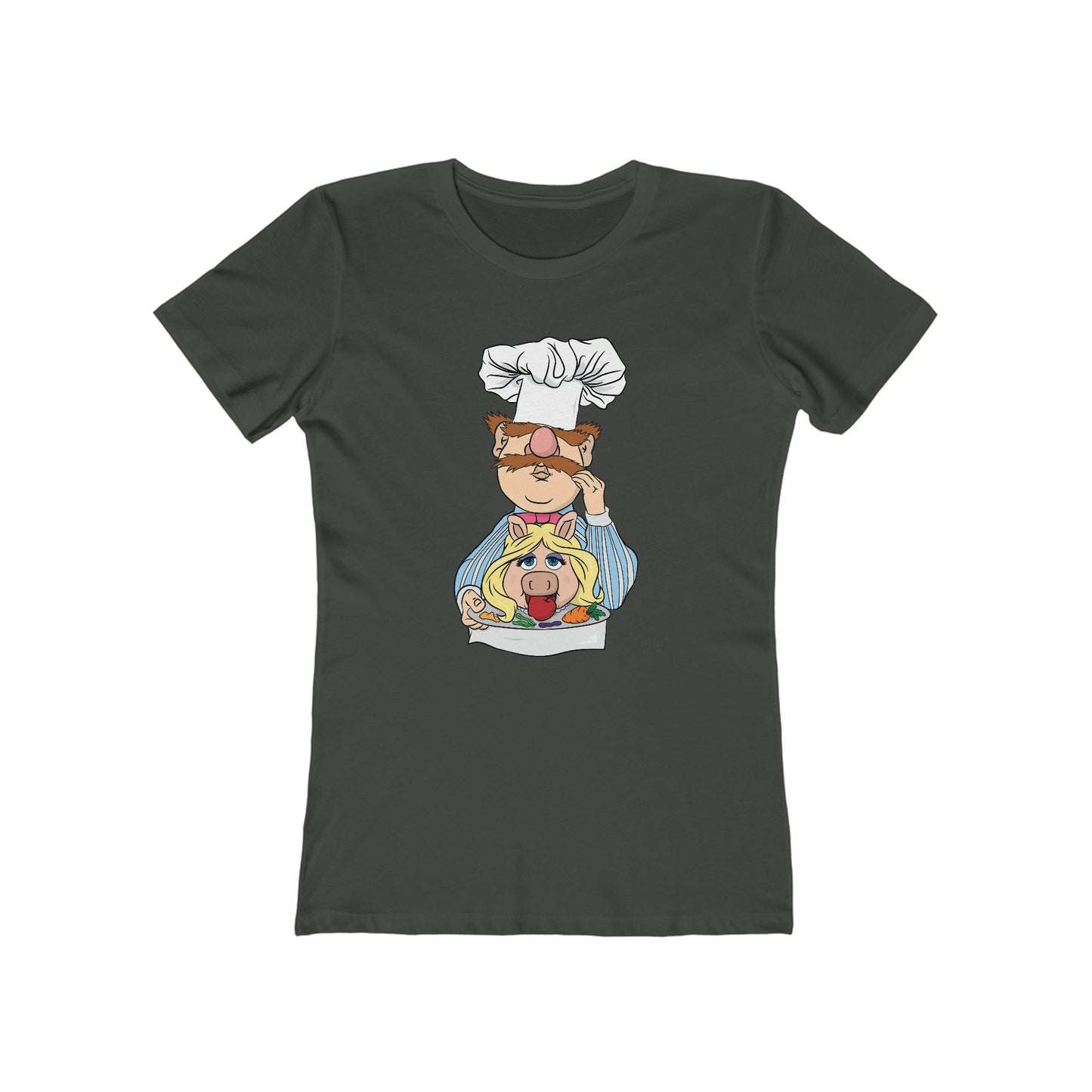 Chef's Special (Swedish Chef Serving Up Miss Piggy On A Platter) - Women's T-Shirt