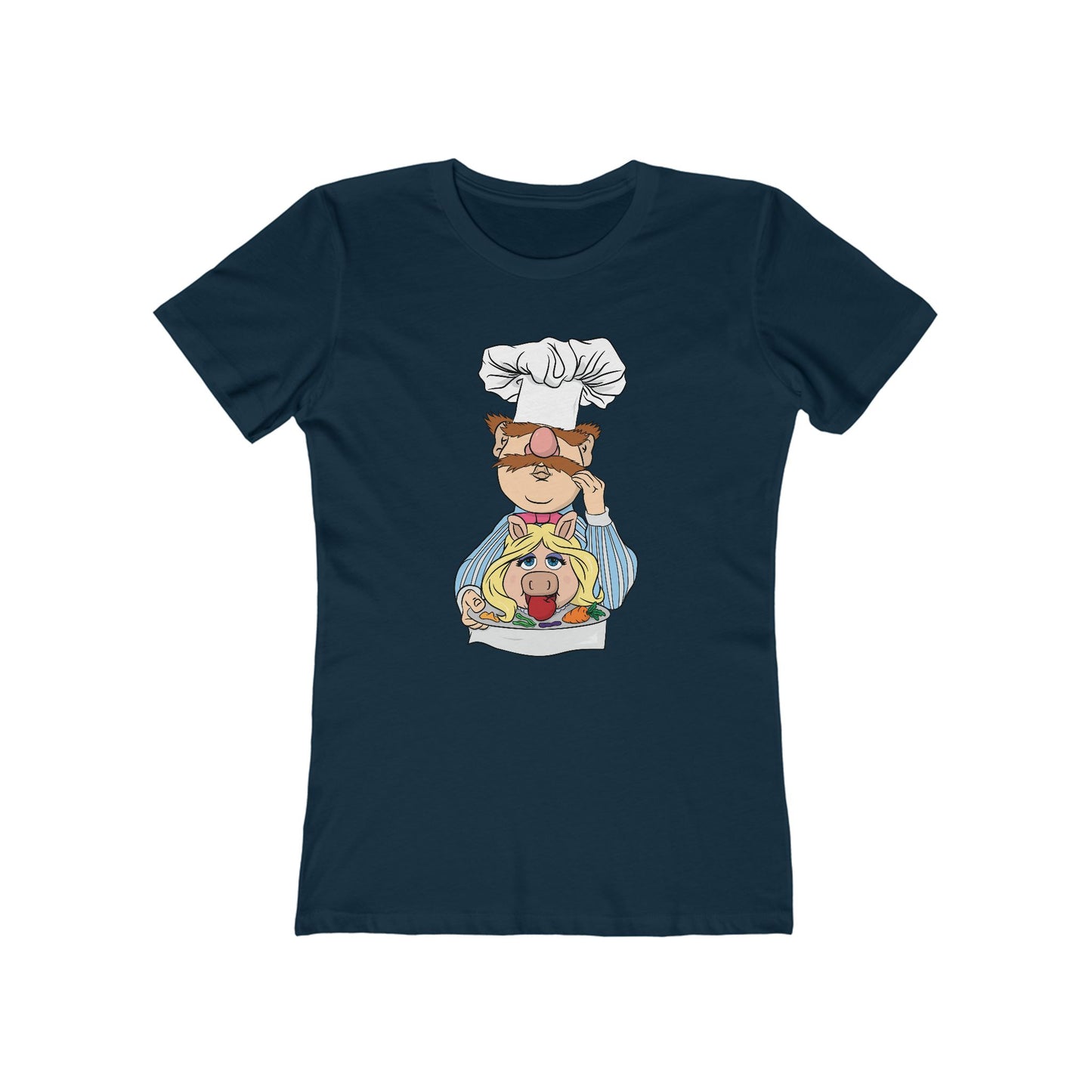 Chef's Special (Swedish Chef Serving Up Miss Piggy On A Platter) - Women's T-Shirt