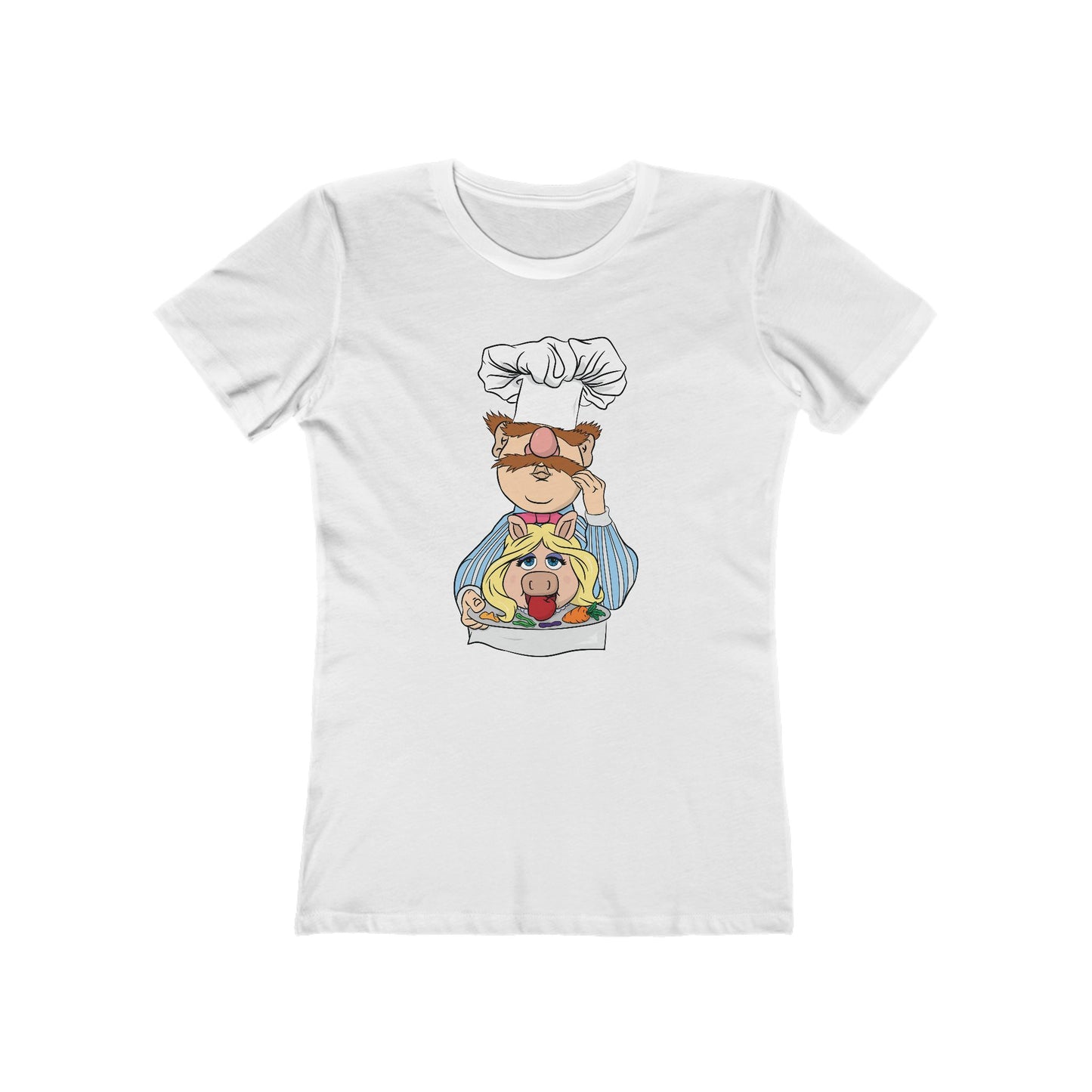 Chef's Special (Swedish Chef Serving Up Miss Piggy On A Platter) - Women's T-Shirt