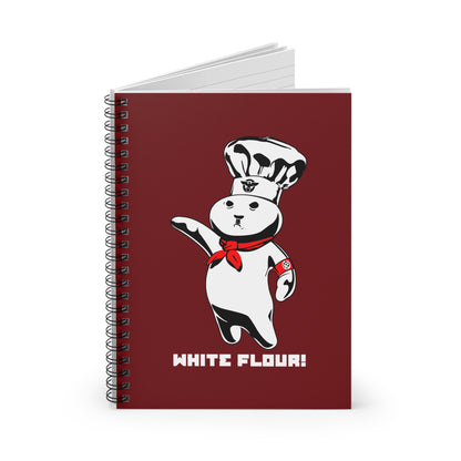 White Flour - Spiral Notebook