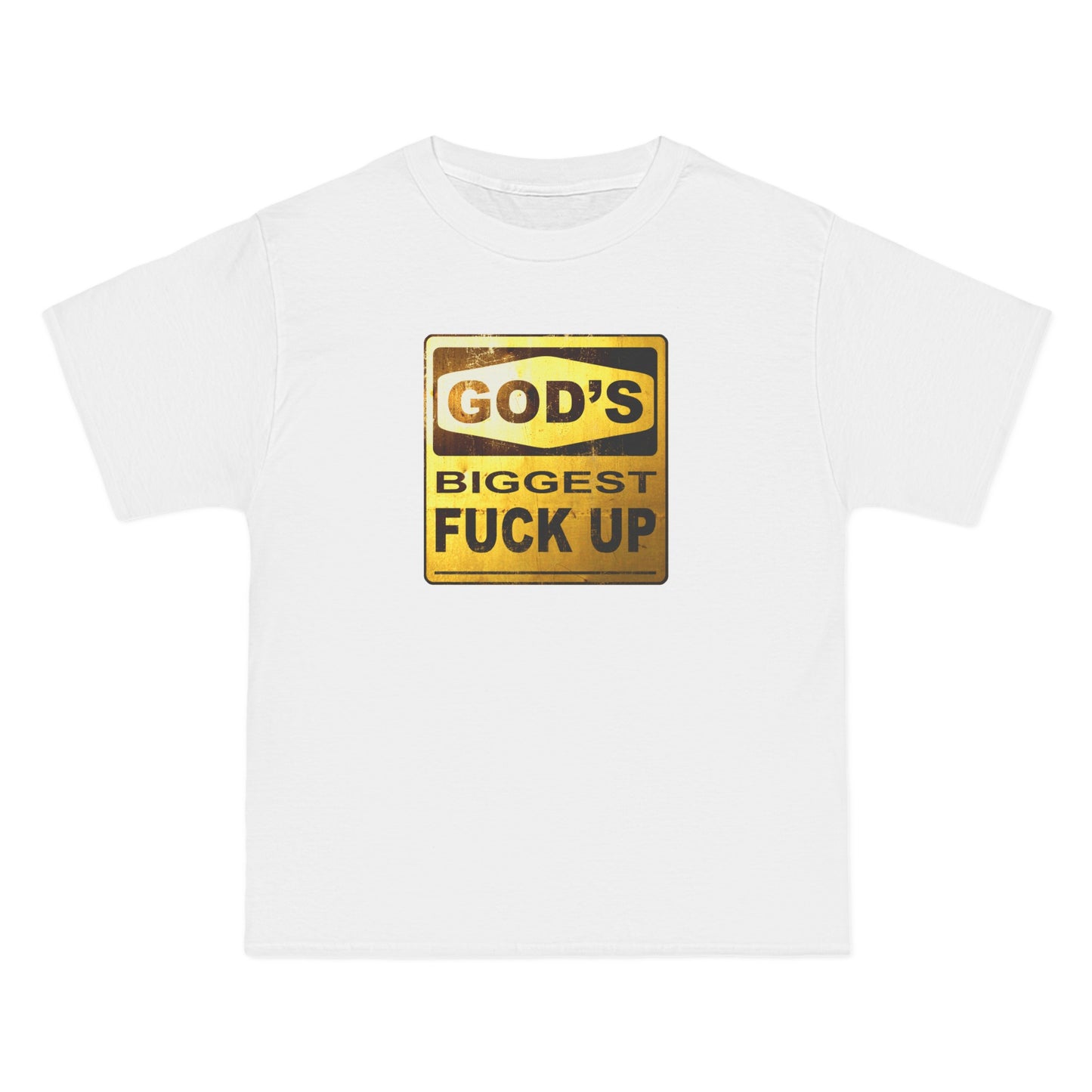 God's Biggest Fuck Up - Men's Heavyweight T-Shirt